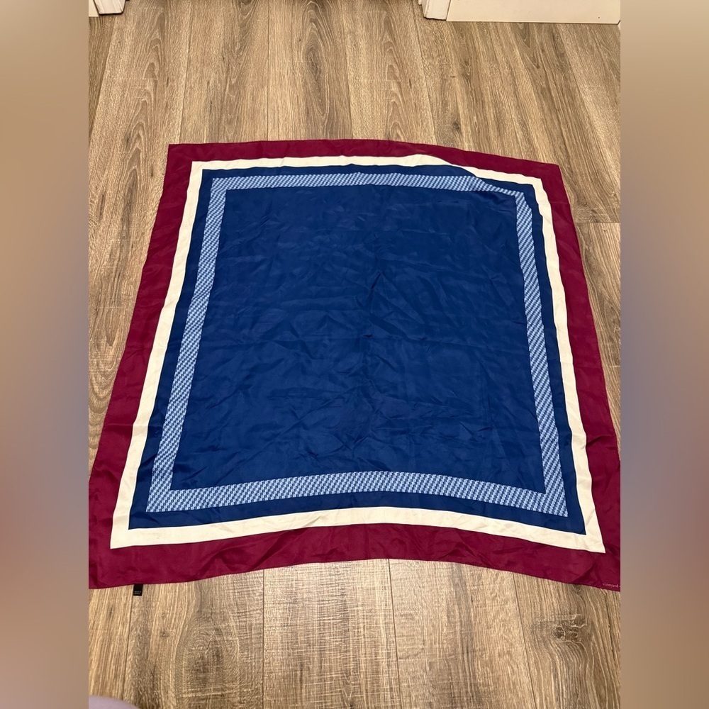 Vineyard Vines B Scarf Red Navy Blue